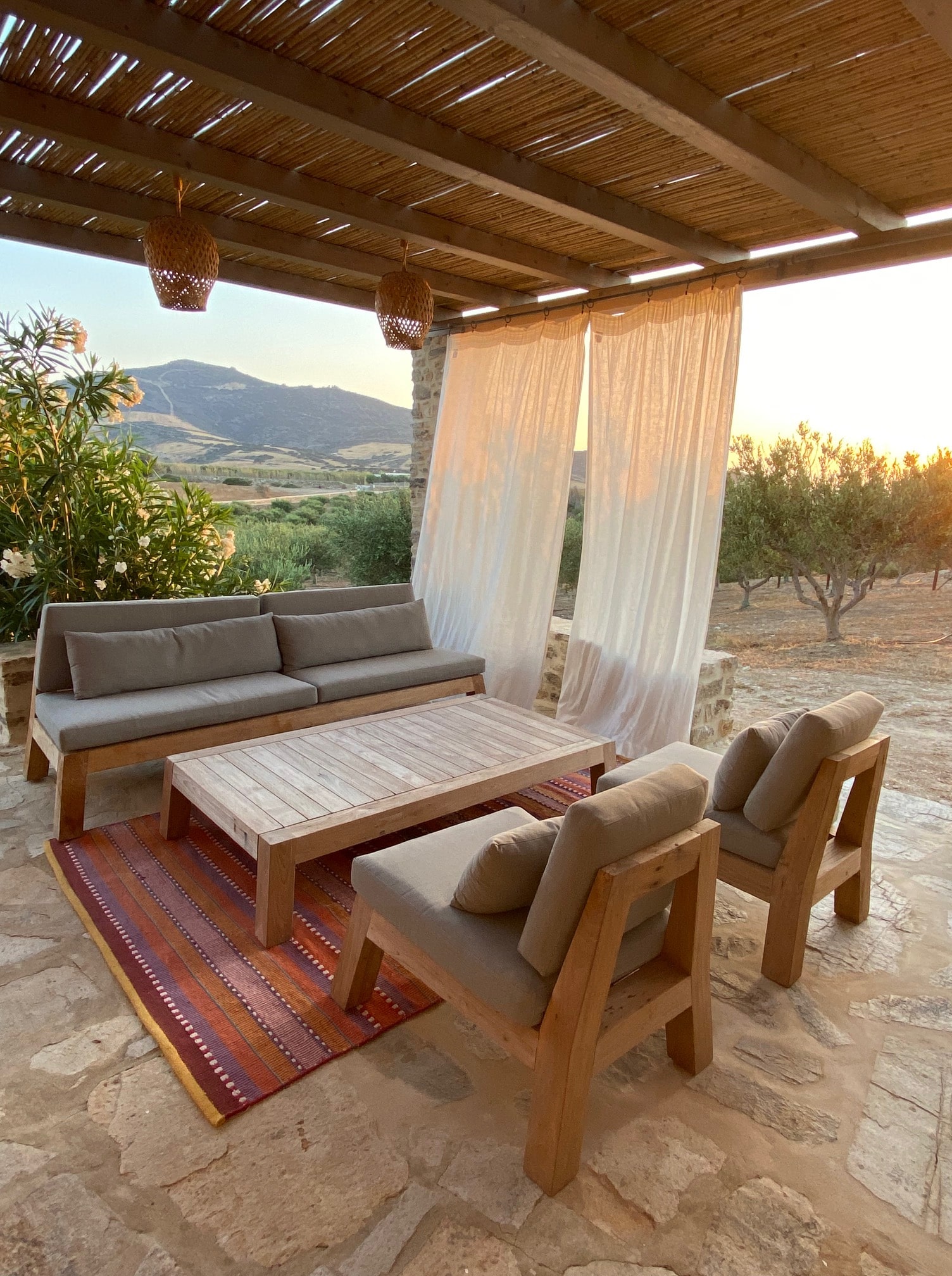 Old stone house renovation in the Aegean