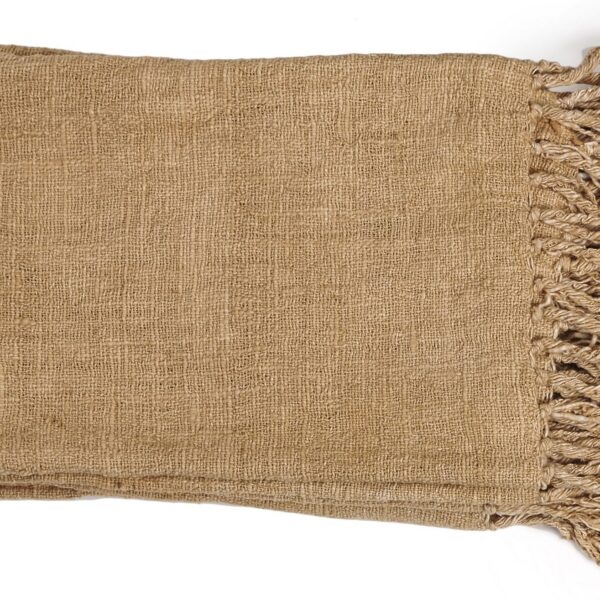 Raw Cotton Throw